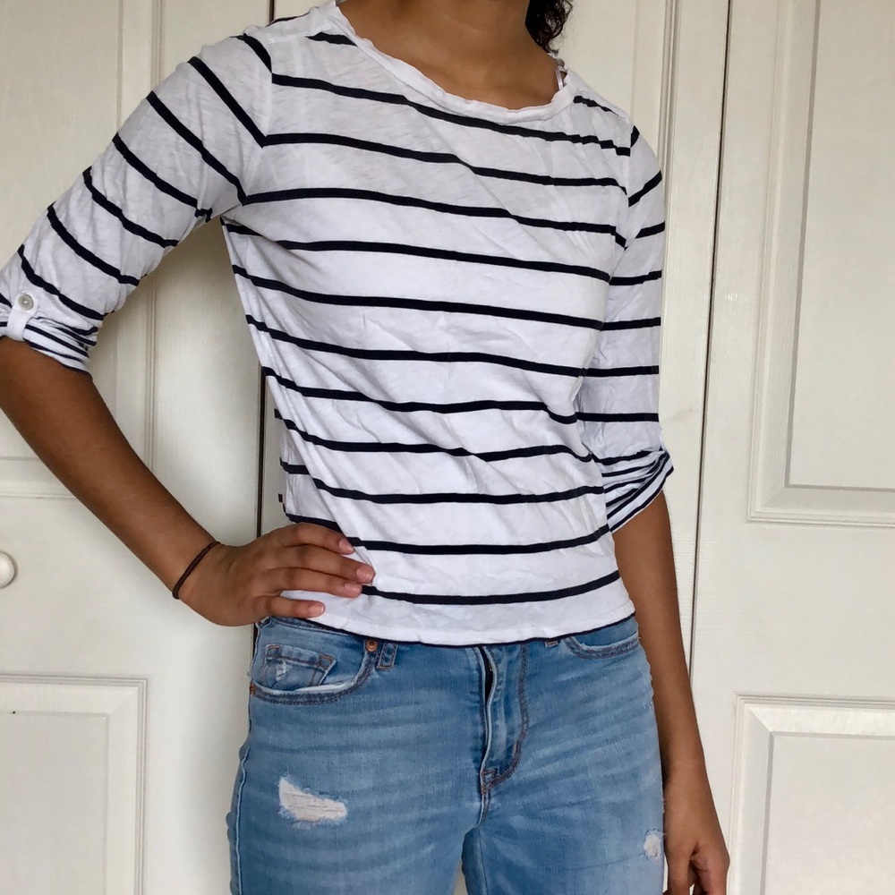 Stripped crop top